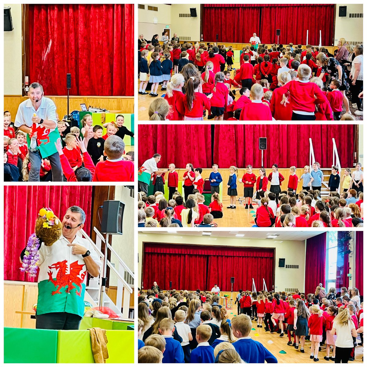 🎶🏴󠁧󠁢󠁷󠁬󠁳󠁿DIWRNOD 3! Croeso i’r JAMBORÎ Ysgoln cynradd <a href="/CSyFflint/">Cyngor Sir y Fflint</a> <a href="/FlintshireCC/">Cyngor Sir y Fflint / Flintshire County Council</a> Primaries!
Canu ardderchog efo <a href="/MartynGeraint/">Martyn Geraint</a> 
<a href="/NorthopHallCP/">Northop Hall CP School</a> <a href="/BrynGwalia/">Ysgol Bryn Gwalia</a> <a href="/YsgolyLlan/">Ysgol y Llan</a> @YsgolMerllyn <a href="/HawardenVillage/">Hawarden Village</a> <a href="/QueensferryCP/">Queensferry CP</a> <a href="/venedwardmorgan/">Ven. Edward Morgan School, Shotton</a> <a href="/YsgolMornant/">Ysgol Mornant</a> <a href="/SouthdownCP/">Southdown Primary School</a> 
<a href="/siarterFfaW/">Siarter Iaith FfaW</a> #CymraegCampus