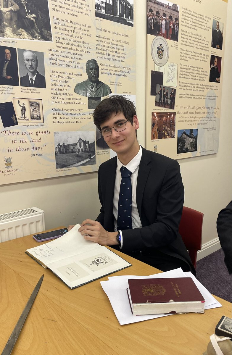 Sedbergh EAL (@sedbergheal) on Twitter photo Another Y12 IELTS class visit to the fascinating <a href="/SedberghArchive/">Sedbergh Archive</a>
Alex, Konstantin and Lukas <a href="/Sed_Sedgwick/">Sedgwick House</a> had the opportunity to view a Nasal Atomizer that was used in Sedgwick House in the 1920s.
The rugby ball that has been to space was also a favourite! Another Y12 IELTS class visit to the fascinating <a href="/SedberghArchive/">Sedbergh Archive</a>
Alex, Konstantin and Lukas <a href="/Sed_Sedgwick/">Sedgwick House</a> had the opportunity to view a Nasal Atomizer that was used in Sedgwick House in the 1920s.
The rugby ball that has been to space was also a favourite!