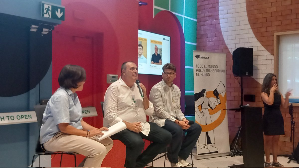 Generar oportunidades, impulsar el #emprendimiento juvenil inclusivo y reforzar la comunidad de aprendizaje y la transferencia de conocimiento son los temas expuestos por <a href="/janaveros/">josé antonio naveros</a> <a href="/ArrabalAID/">Asociación Arrabal-AID</a> y César Valdevira <a href="/ybspain/">Youth Business Spain</a> en la jornada Impacta+ <a href="/AshokaSpain/">Ashoka España</a> <a href="/IgualdadAND/">Inclusión Social, Juventud, Familias e Igualdad</a> <a href="/GoogleES/">Google España</a>.