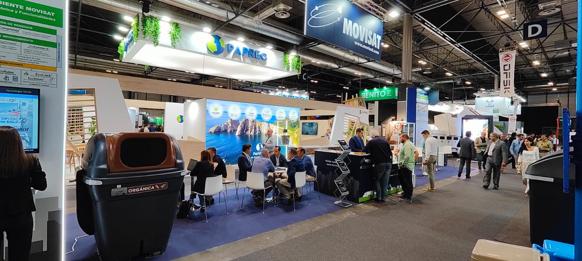 MOVISAT_es's tweet photo. Gran acogida de las soluciones @MOVISAT_es en la segunda jornada de #TECMA. 
No pierdas la oportunidad de pasarte por el stand 8D15 para conocer nuestra tecnología!!! Nuestro equipo estará encantado de atenderte! Os esperamos en @IFEMA https://t.co/Uv69Hmyqcl