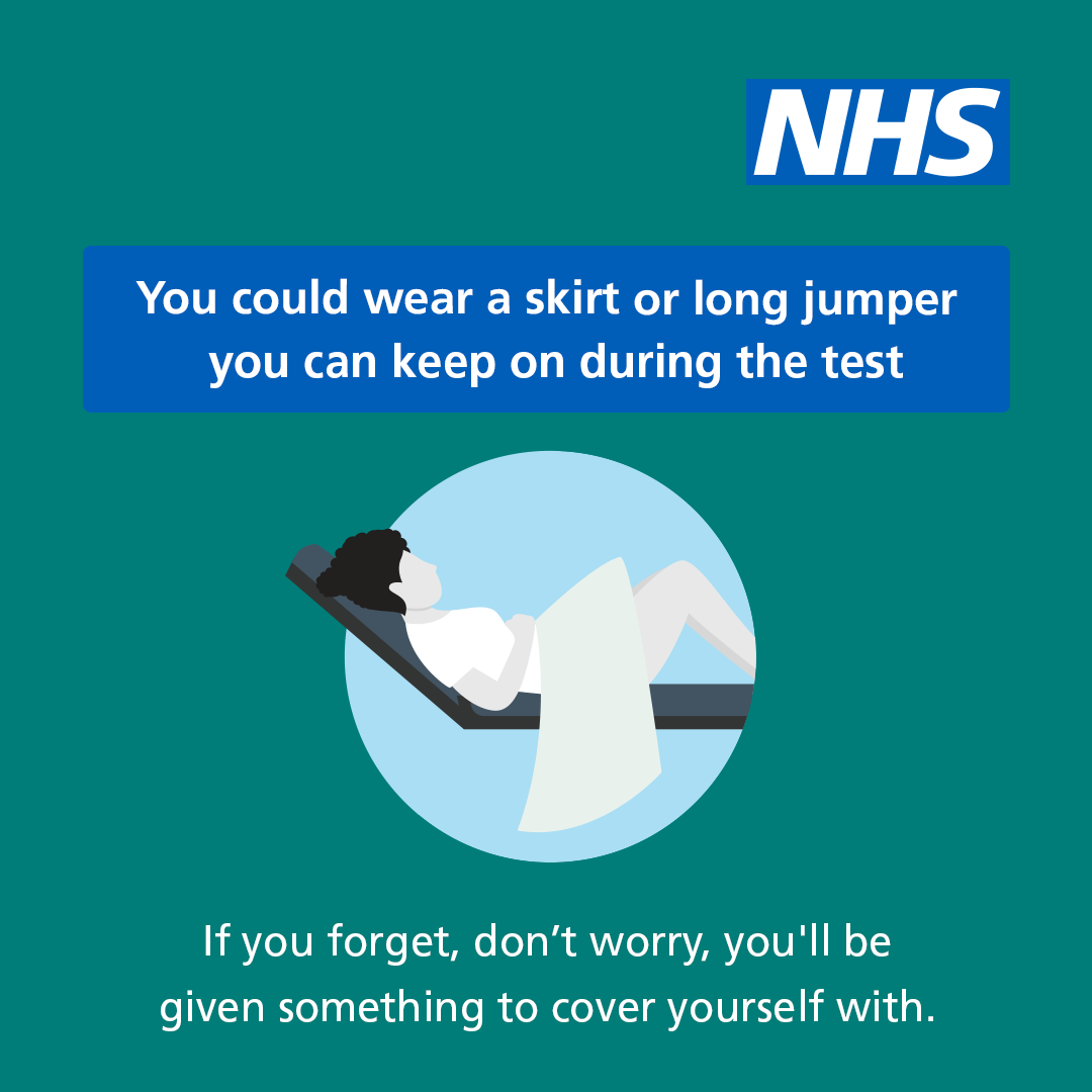 NHSuk's tweet photo. This week is  #CervicalScreeningAwarenessWeek. 

Here are some tips to help you make your cervical screening more comfortable. If you do feel embarrassed, you’re not alone! But don’t worry – talk to your doctor or nurse who can help put you at ease.