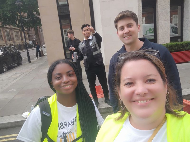 FreeRepUnit's tweet image. A great time was had at the London Legal Walk yesterday! We loved participating and volunteering at the event! Thank you to all who donated and supported the event in any type of way! See you all next year! #AccesstoJustice #LLW