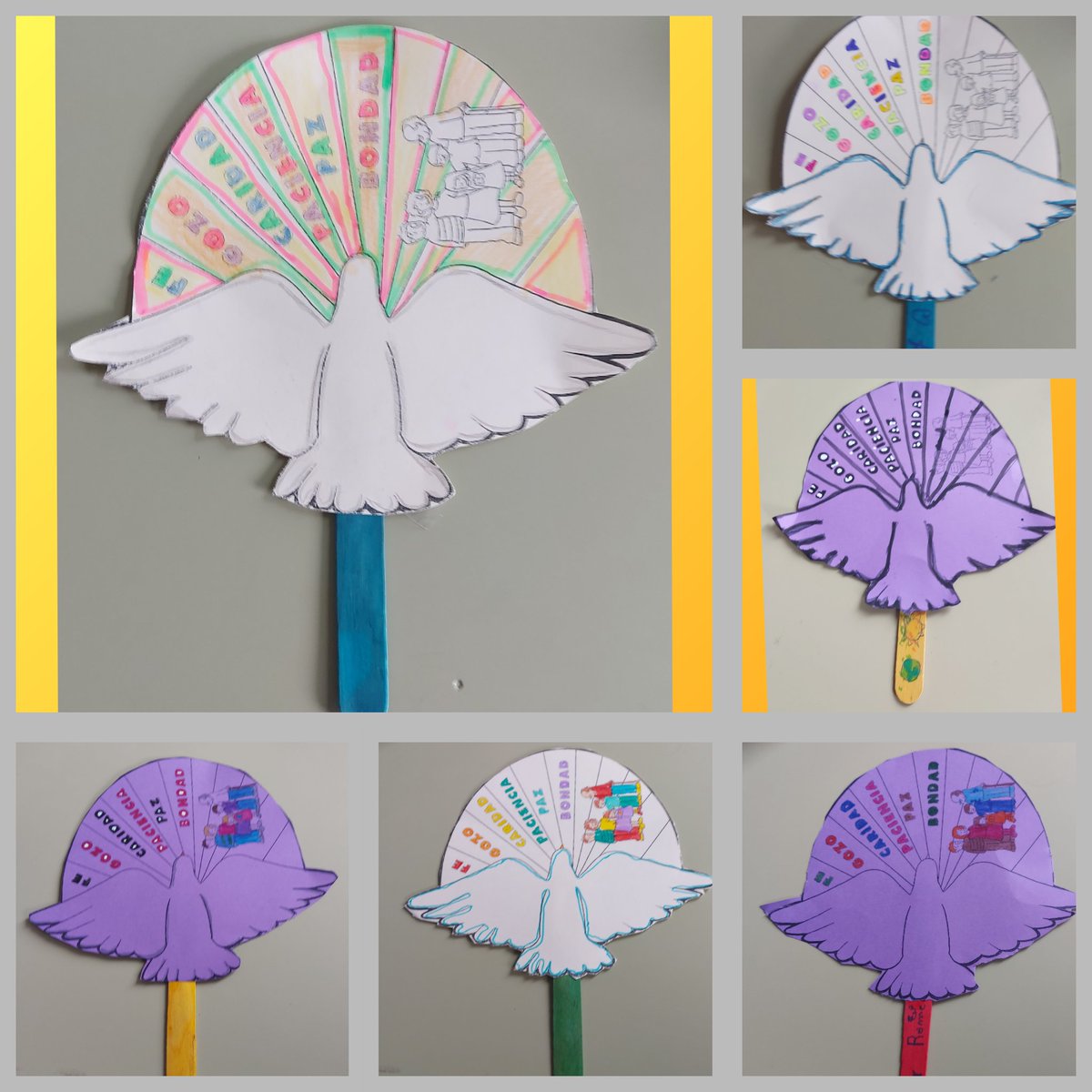 Abanicos dones del Espíritu Santo ✝️ para finalizar el curso en el CEO "Camino de Santiago"
#ReliEsMás

@Relideleon