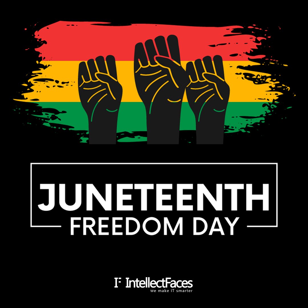 intellectfaces's tweet image. 🔓🔥 Let the red remind us of the sacrifice, the black of our resilience, and the green of our hope.  

On this momentous Juneteenth, we honor the courage and resilience of those who battled for freedom and emerged victorious.✨🤝🗽 

#juneteenth #freedom #equality #diversity