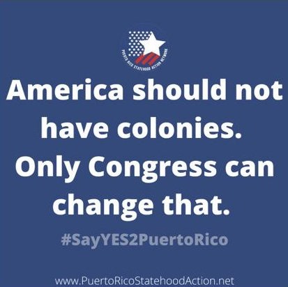 Irma 🇵🇷🇺🇸 (@irma_rodri) on Twitter photo <a href="/SenCortezMasto/">Senator Cortez Masto</a> <a href="/SenRickScott/">Rick Scott</a> <a href="/SenJackyRosen/">Senator Jacky Rosen</a> <a href="/SenatorDurbin/">Senator Dick Durbin</a> <a href="/SenTedCruz/">Senator Ted Cruz</a> <a href="/SenMarcoRubio/">Senator Marco Rubio: Archived</a>
The majority of Puerto Ricans want to be treated equally under the law and to have an equal voice in the government that regulates their lives. We urge you to stand for our shared #S3231 <a href="/SenCortezMasto/">Senator Cortez Masto</a> <a href="/SenRickScott/">Rick Scott</a> <a href="/SenJackyRosen/">Senator Jacky Rosen</a> <a href="/SenatorDurbin/">Senator Dick Durbin</a> <a href="/SenTedCruz/">Senator Ted Cruz</a> <a href="/SenMarcoRubio/">Senator Marco Rubio: Archived</a>
The majority of Puerto Ricans want to be treated equally under the law and to have an equal voice in the government that regulates their lives. We urge you to stand for our shared #S3231