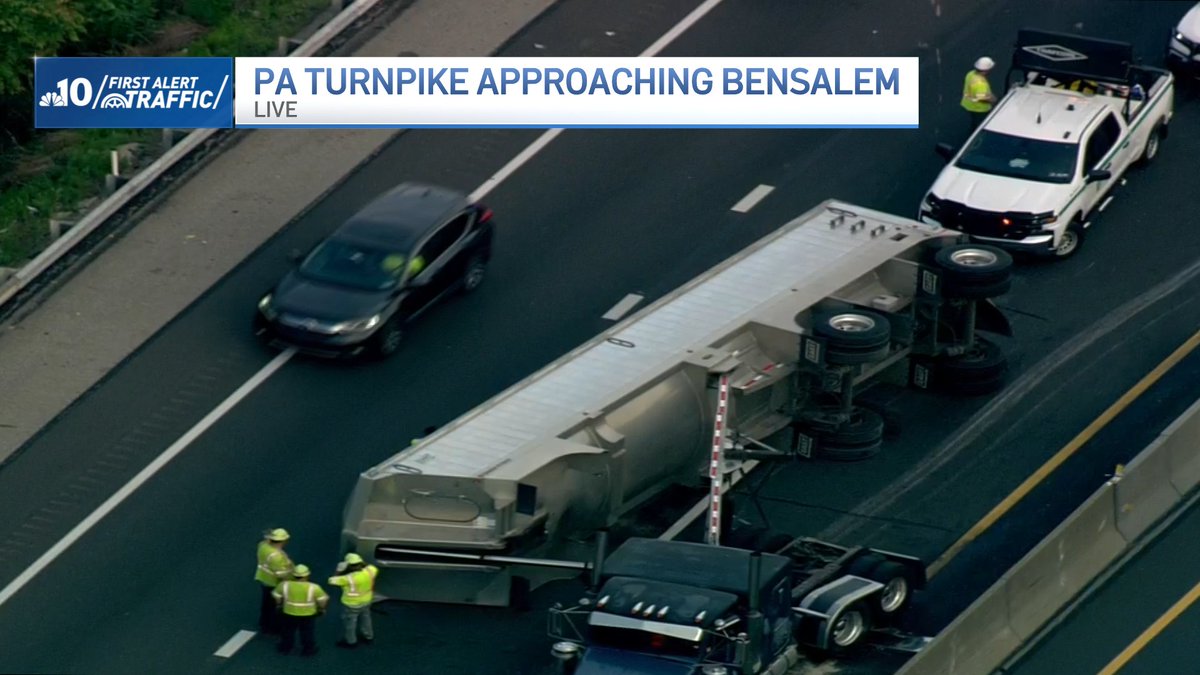 We've got a closer look at this overturned tractor trailer crash on the ...