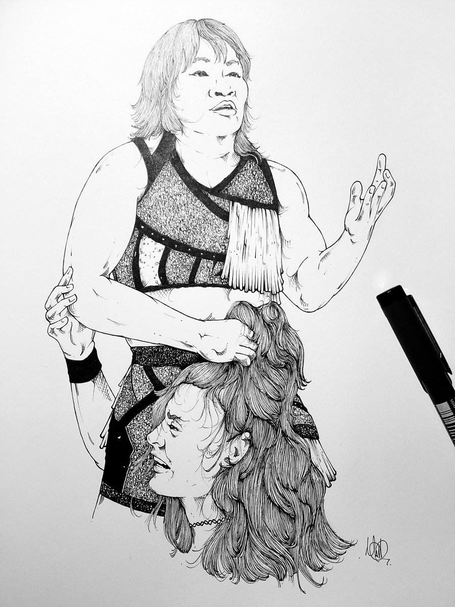 ShiningWizardDs's tweet image. Step into the arena…with a handful of mane, Chikayo Nagashima welcomes Sara Leon @Sararedlion to the Marvelous ring on her debut in Japan yesterday #marvelouspro #tyris #rcw #triplew #riot