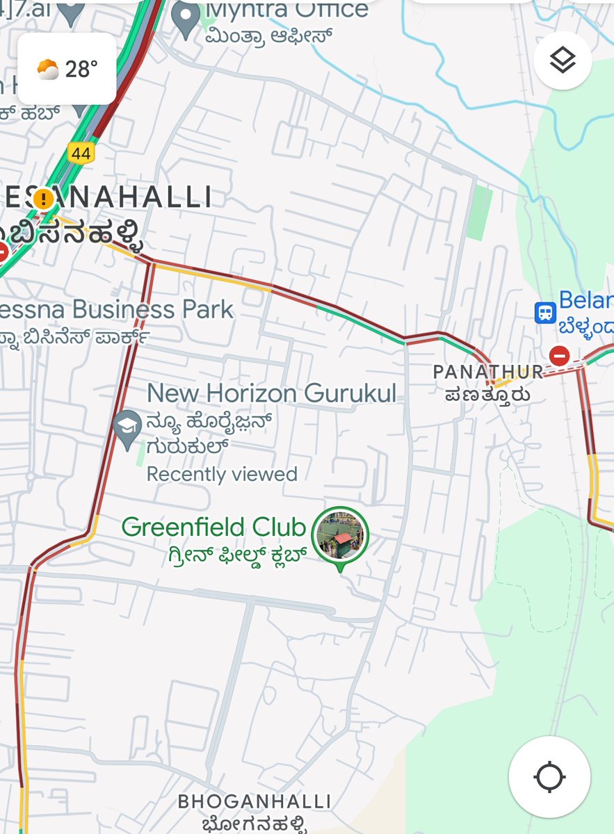 sunkini1's tweet image. Please check today&apos;s situation of Panathur at 3:50 PM when school buses leave. Lots of school buses are stuck in Panathur road. Dear @halairporttrfps  @DCPTrEastBCP @blrcitytraffic, when do the kids get relief from traffic?