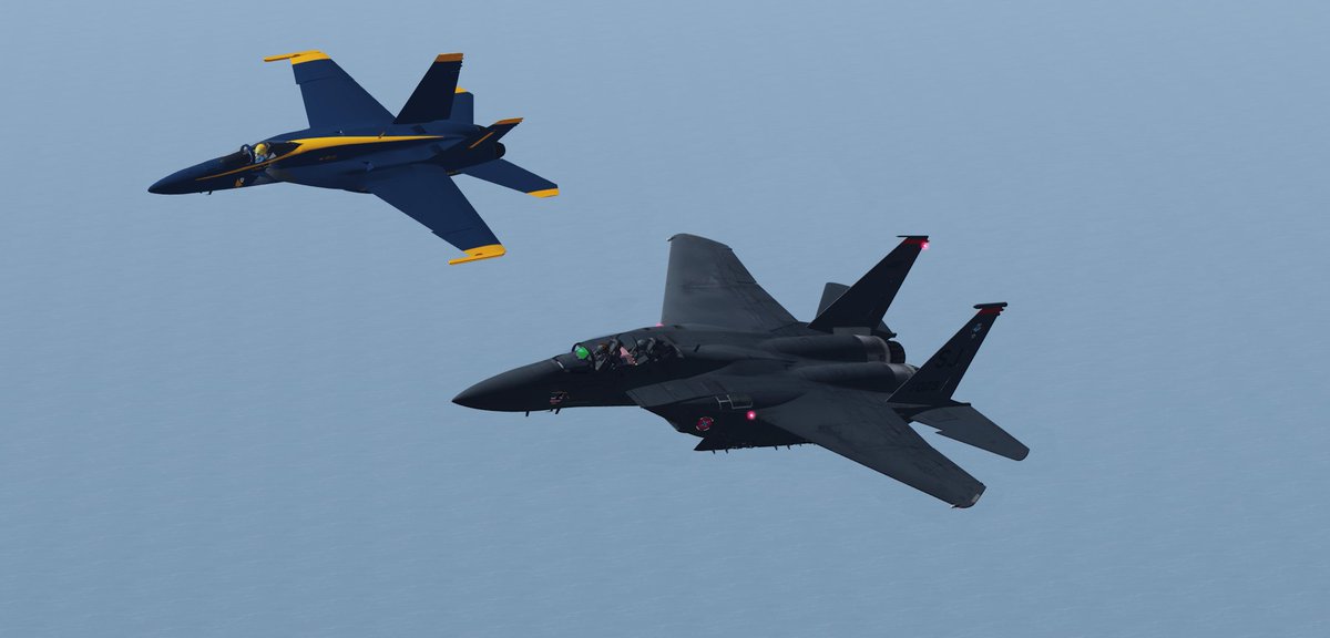 VRFSEDT2023's tweet photo. Joint flight with Virtual Roblox Blue Angel #1! See all of you at FLEETWEEK2024! @VRBA_2024 https://t.co/m3uaIU6j1y