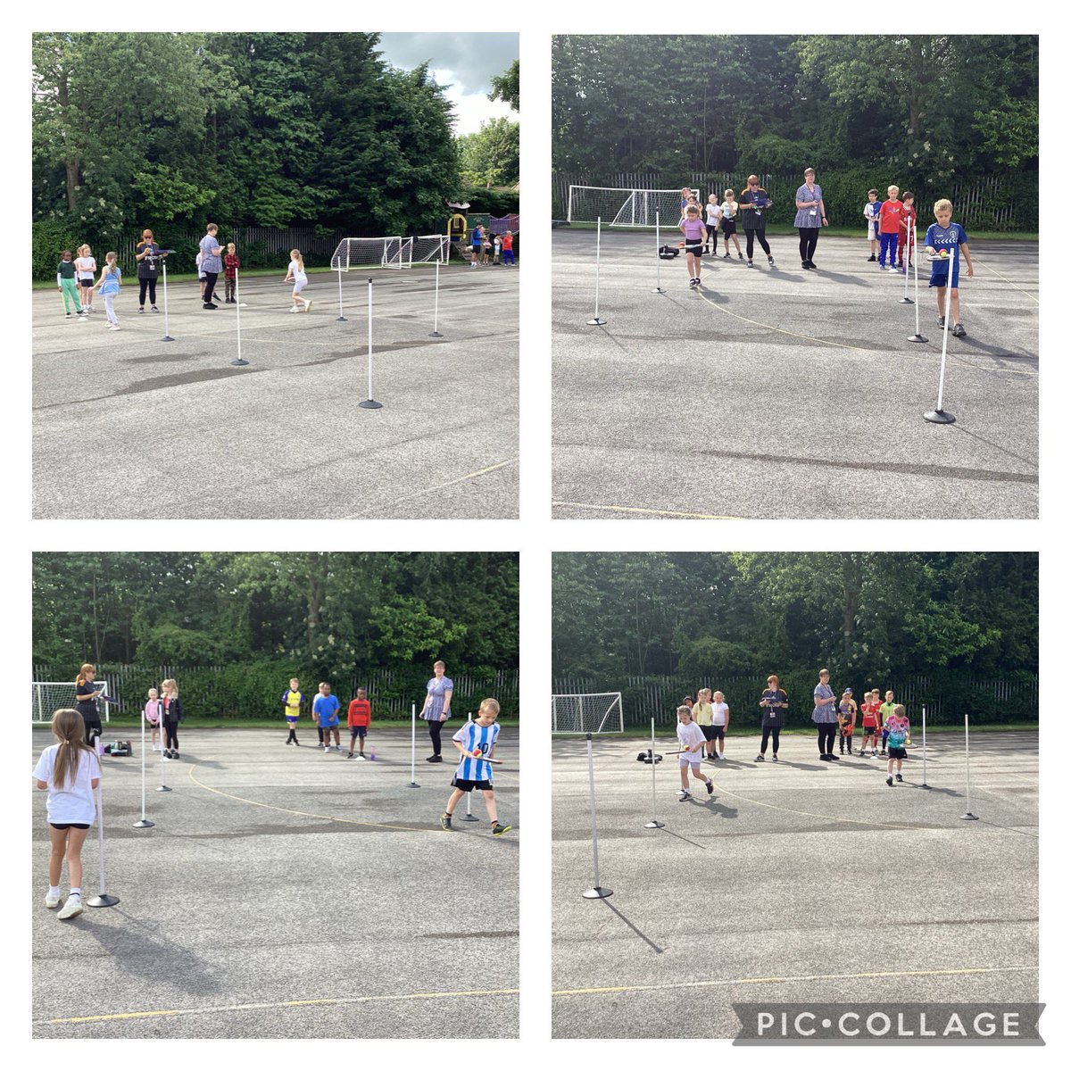 HendalPS's tweet photo. Year 3 have had a wonderful morning participating in Sports Week activities including long jump, tennis ball balance, cricket wickets and netball β¦ part 1 #OrcaClass #GiraffeClass #SportsWeek #HealthybodyHealthymind https://t.co/GC7pPwrGLt