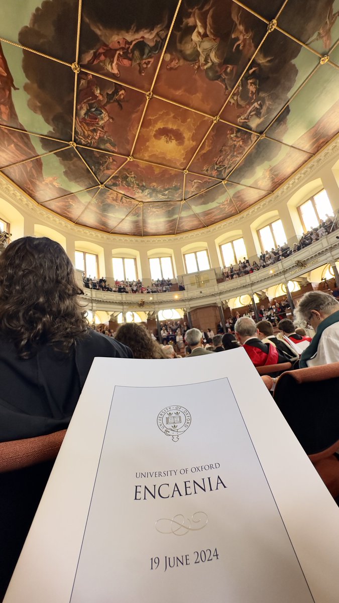 FalsettoJohn's tweet photo. #Encaenia 2024 | Sheldonian Theatre | University of Oxford https://t.co/B2tbYjE07n