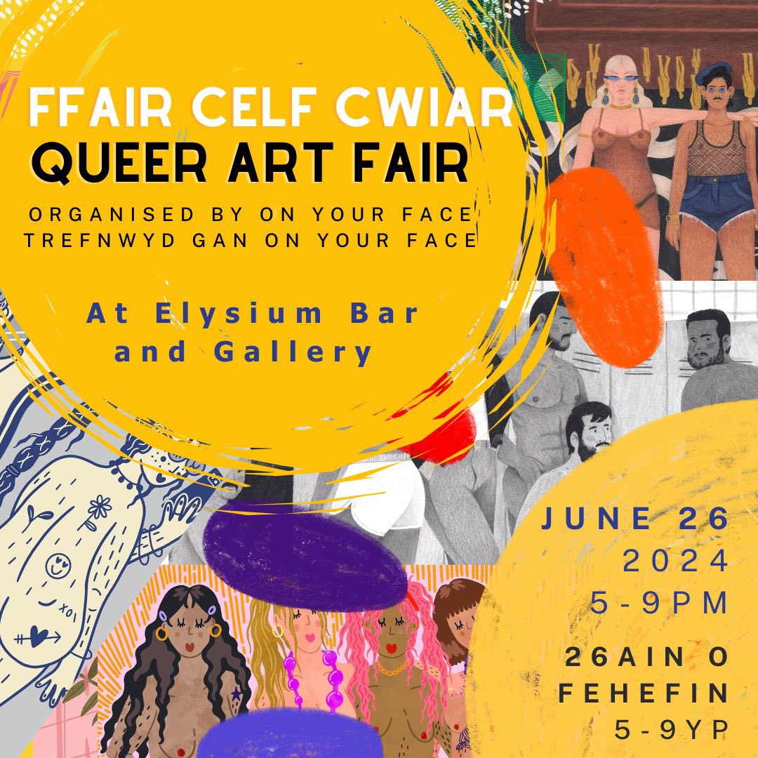 I have organised this Queer Art Fair at <a href="/elysiumgallery/">elysium</a> next week! Come along and get some very cool art and goodies.