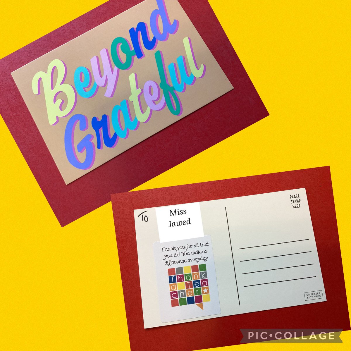 Thank you <a href="/MissWeekesWHA/">Miss Weekes</a> what a wonderful idea. It’s a lovely feeling to be appreciated.