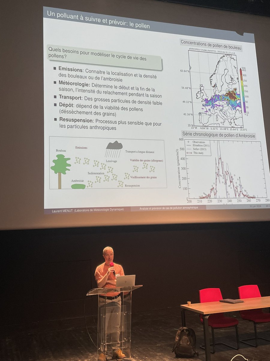 37eme colloque de l’AIC
💡programme jour1️⃣: conférence introductive sur l’analyse et la prévision de la pollution atmosphérique de Laurent Menut (Laboratoire de Météorologie Dynamique) 👏🏻 et des sessions sur le climat urbain, les risques et les outils (télédétection et SIG) 👌🤩