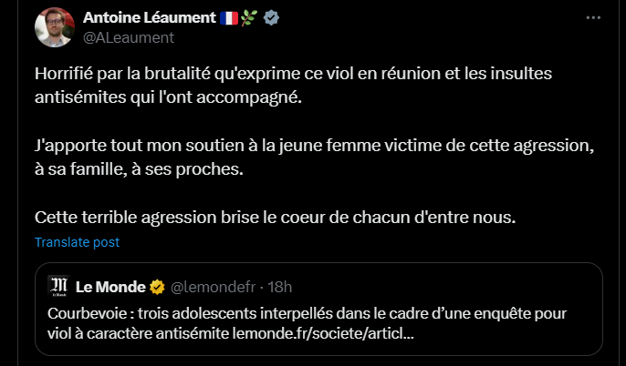 Hé ho du con  elle a 12 ans  C'est pas une jeune femme  c'est une enfant