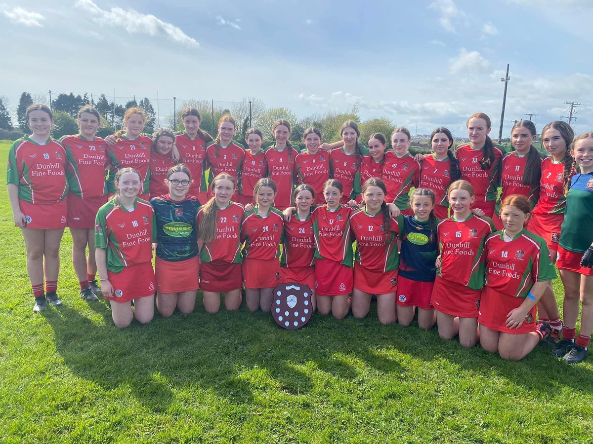 The excitement is building for our U15’s who will play in the John West National Feile this Saturday in Wexford .
Our girls will be representing our club and the county which is a fantastic achievement. 

Best of luck to all the girls and mentors Ciara S and Gail R ❤️💚