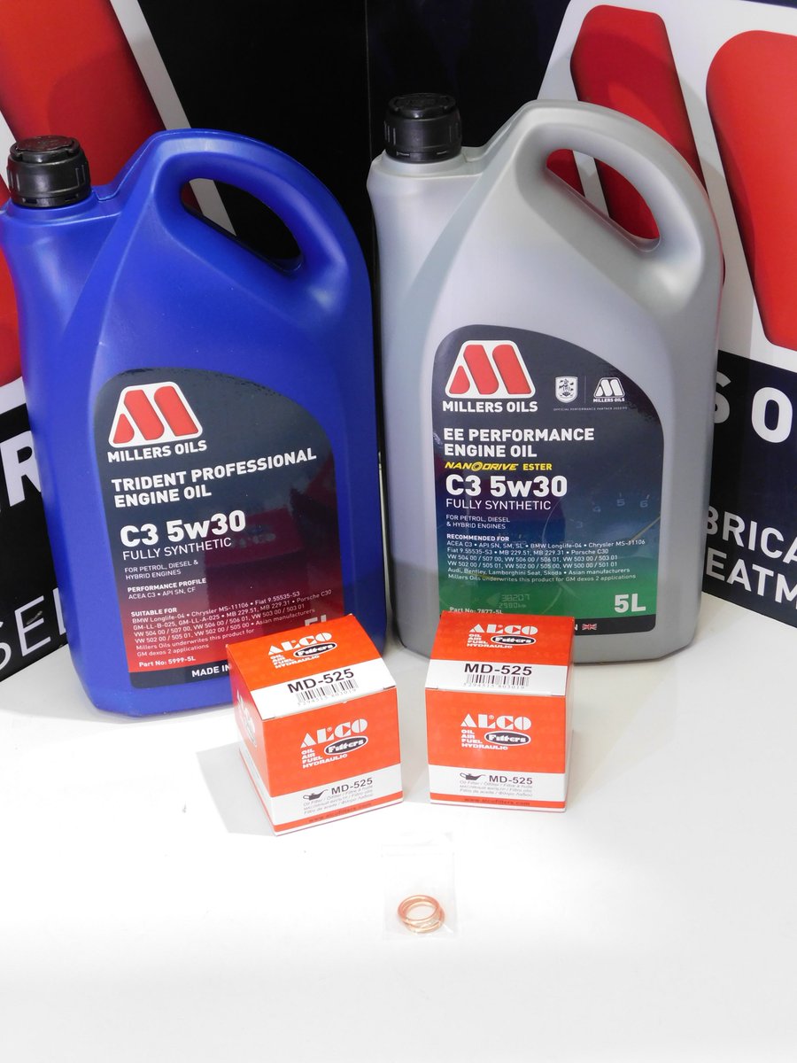 fosautoparts's tweet image. 2 x fosautoparts oil service kits for Mini R56 with ALCO Filters and Millers Oils Ltd correct spec. oil + sump plug washers 😀.

 shop.fosautoparts.co.uk

 ebay.co.uk/str/fosautopar…

#fosautoparts #servicekit #MillersOils #ALCOFilters