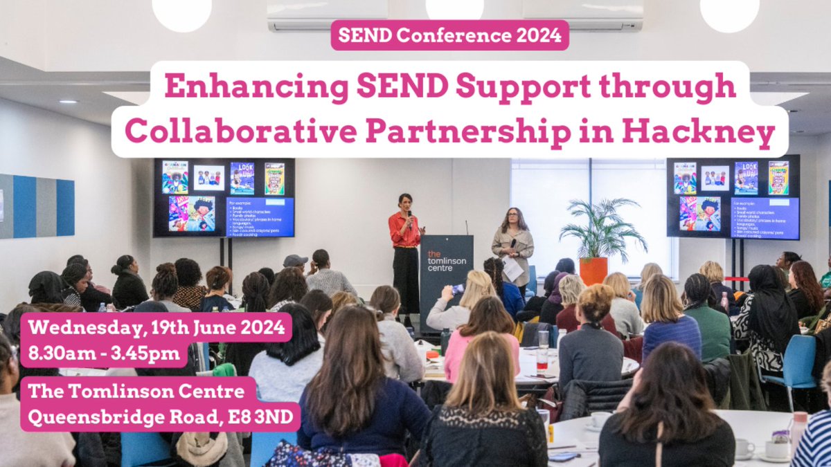 It’s our #SENDConference2024 today.

The theme is ‘Enhancing SEND support through collaborative partnership'.

We'll be exploring:

🧩 Practical ASD approaches
📊 Effective SEND interventions
🤝 Positive parental partnerships
💡 Strategic SEMH guidance
📚 Adaptive curriculum