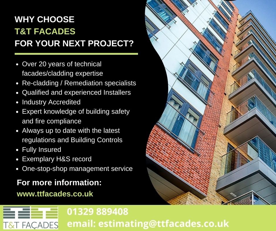 TTFacades's tweet photo. Need expert advice or a specialist contractor and installer for your cladding package? Look no further than  @TTFacades
#cladding #facades #render #sfs #buildingenvelope #remediation #firesafety #buildingsafety #construction
#quantitysurveyors #surveyors  #contractors https://t.co/dSCnn9rpUz