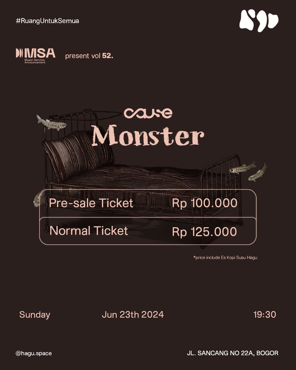 Halo..halo tiket sudah bisa dibeli ya. 
Link: acesse.one/BcRTf