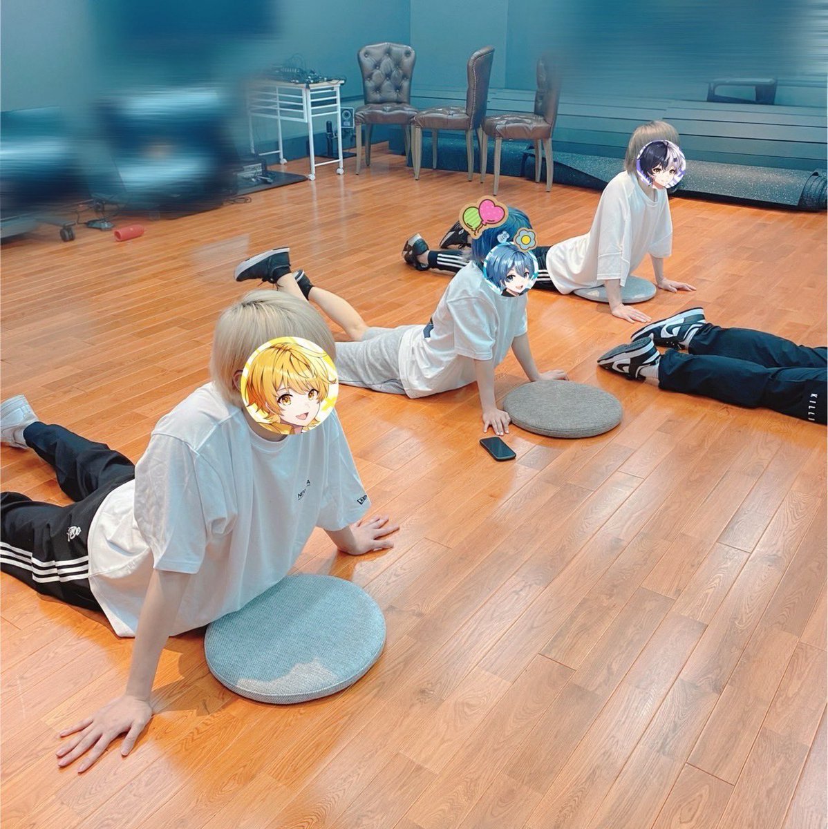 あきまぜちぐのダンスレッスンの柔軟がトドで草