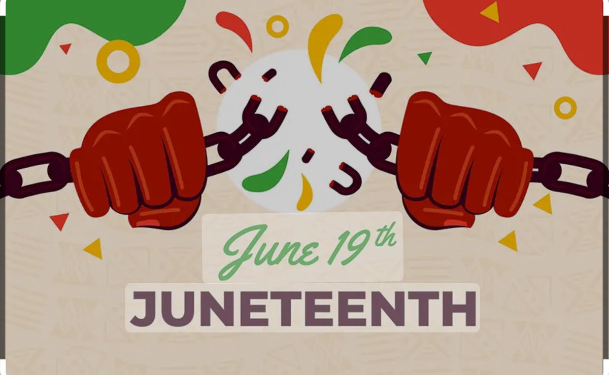 Happy Juneteenth to everyone ❤️