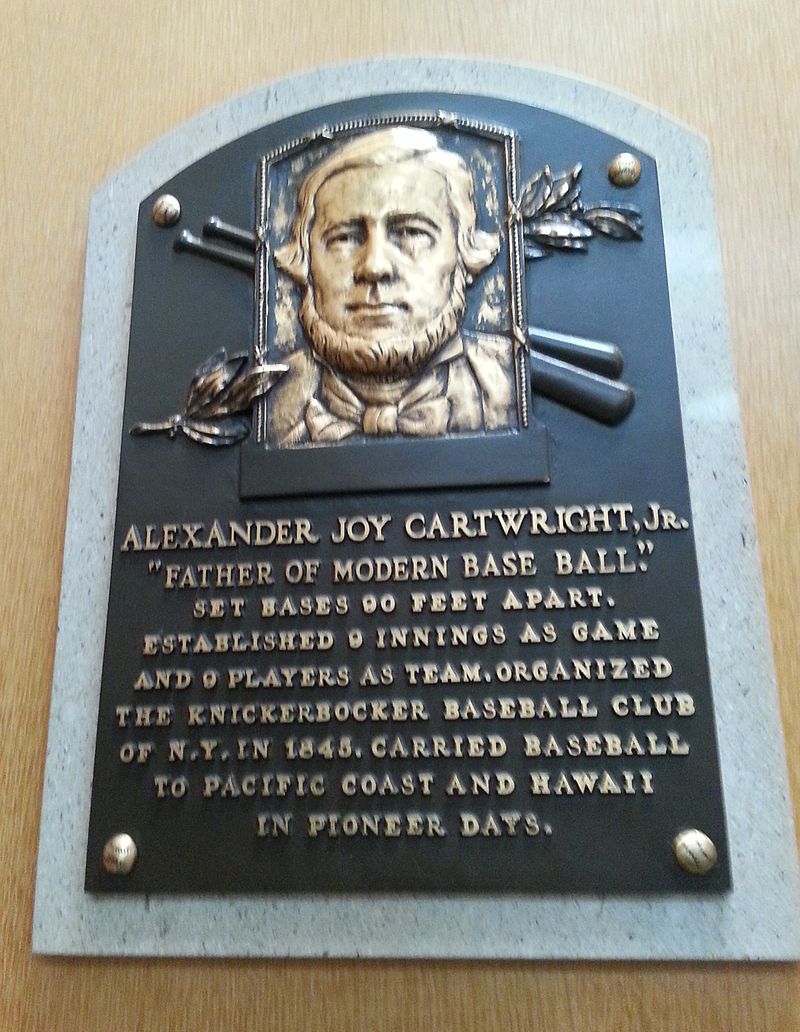 DrPnygard's tweet photo. Today in 1846-according to Baseball's Hall of Fame-the first officially recorded, organized #Baseball game was played under #AlexanderCartwright's rules on Hoboken, New Jersey's Elysian Fields with the New York Base Ball Club defeating the Knickerbockers 23–1. Cartwright umpired. https://t.co/Y4wnskgiYT