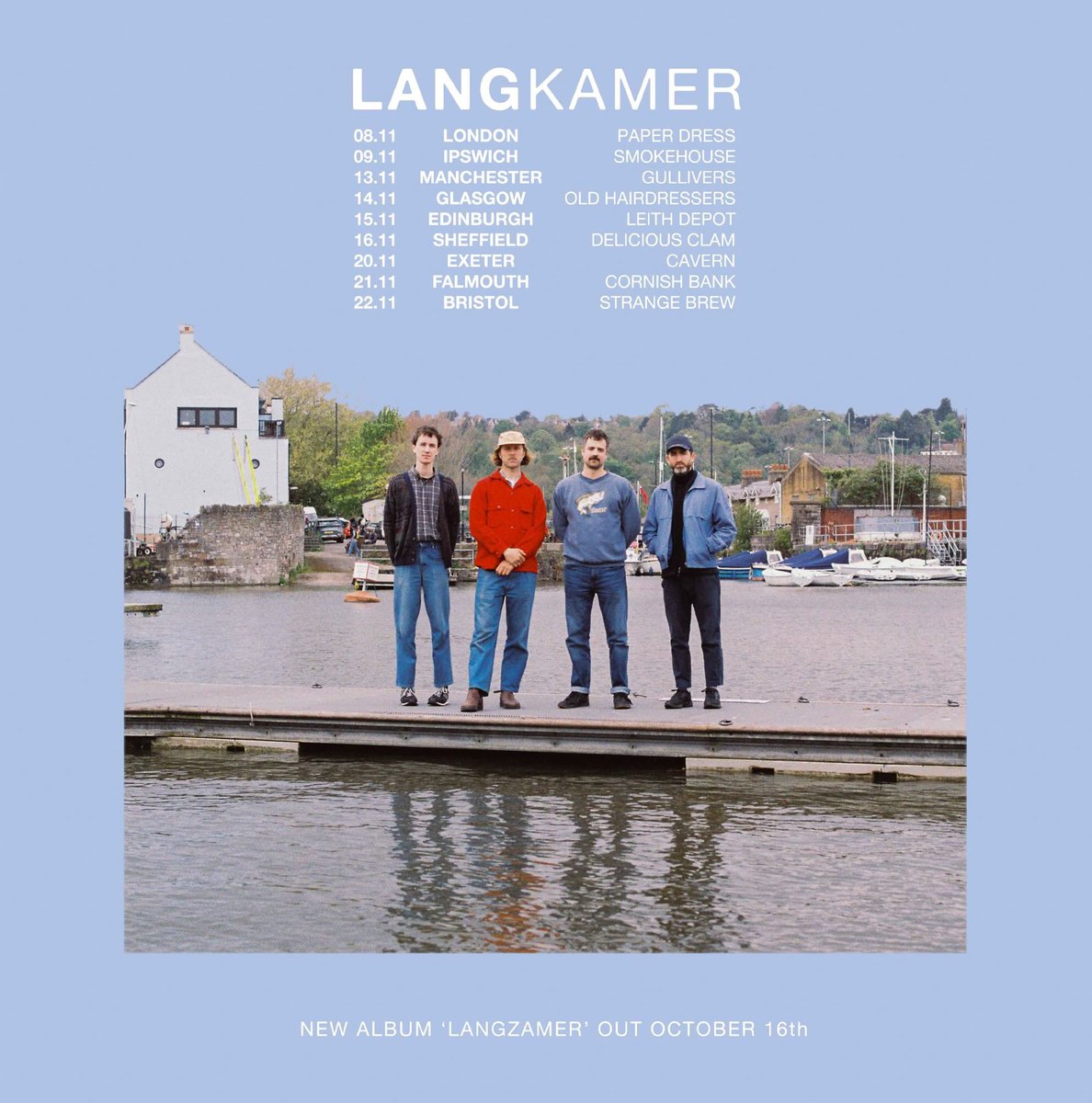 Tickets for our big November Langzamer tour are on sale now. Let’s all get together and have a nice big sing song shall we. 

Cheers xx