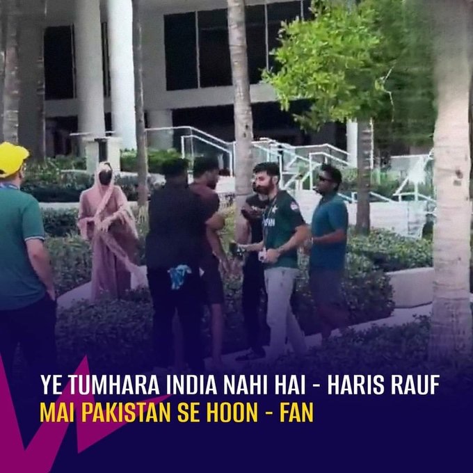ankitmshr463's tweet photo. @HarisRauf14 With due respect don’t malign my country, we Indians have huge respect for likes of Wasim Akram and Inzimam but people like you can spew only hatred. Also, ladne ka shauk hai toh ground par perform karke dikhao. https://t.co/8XTYnfKyVv