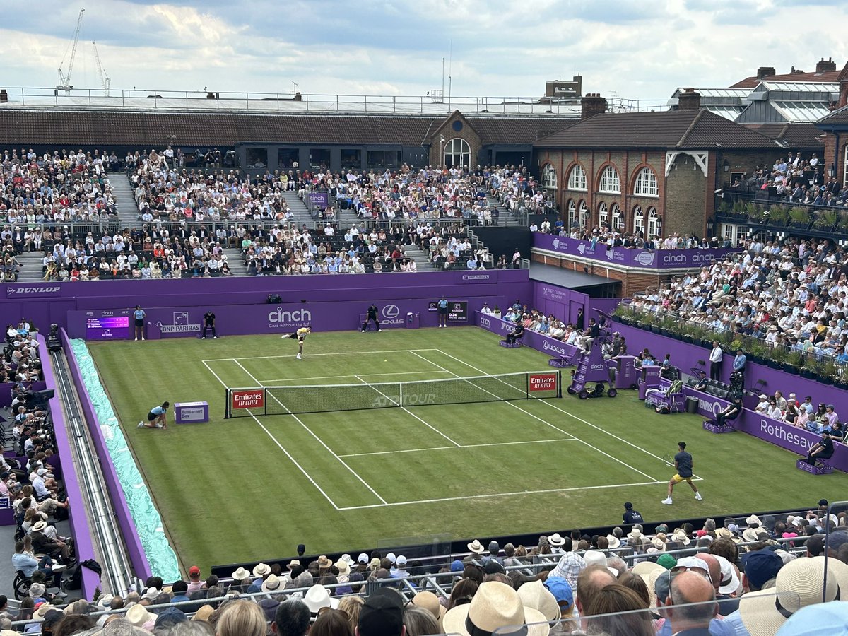 You gotta love being at Queen's <a href="/QueensTennis/">HSBC Championships</a>