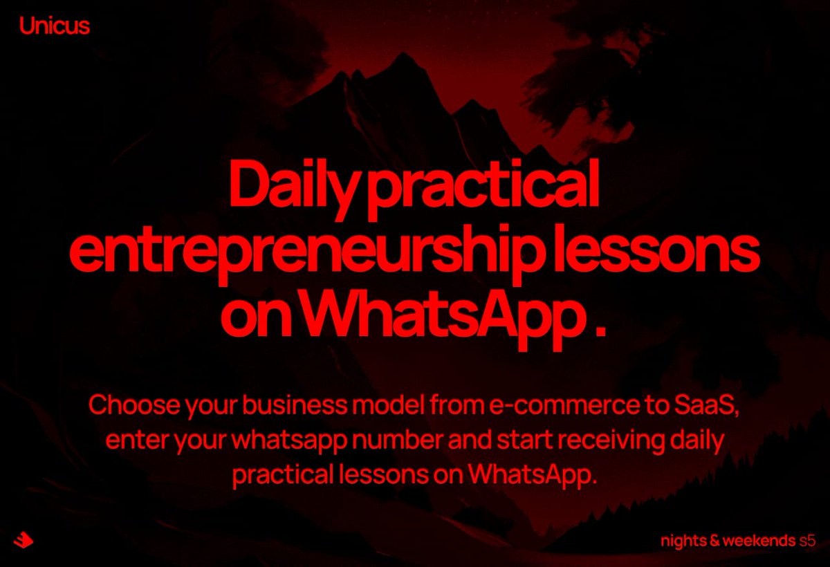 GerardoLasso's tweet photo. So people suggested a Whatsapp newsletter for entrepreneurship. 

What do you think? Would you give it a try? @_buildspace @_nightsweekends
@FarzaTV

I'll start right away if at least 20 people like it. Comment if you would like to join the list 👍 https://t.co/ZImjKkrfb4