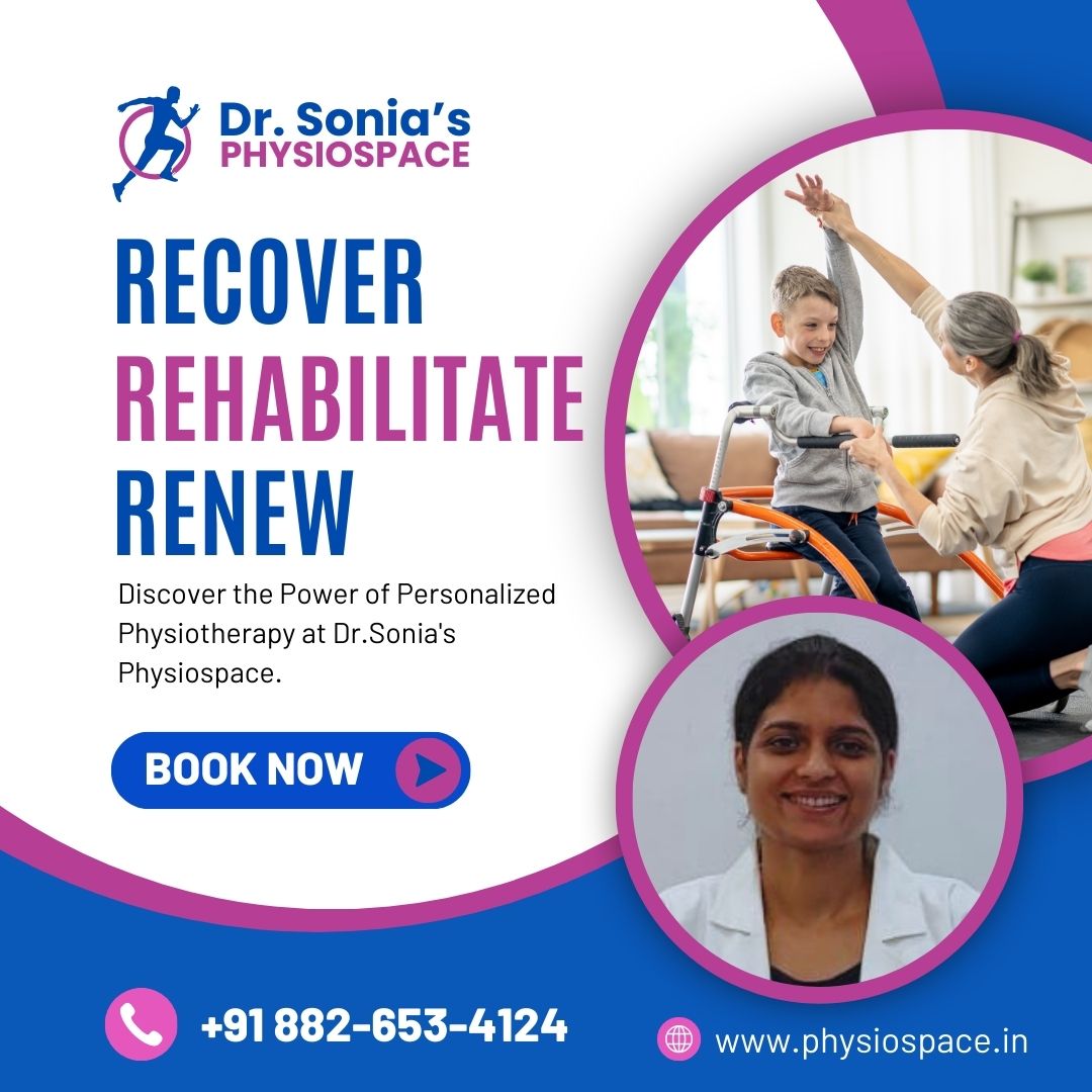 drsphysiospace's tweet photo. 🌟 Discover the Power of Personalized Physiotherapy at Dr. Sonia's Physiospace! Recover, Rehabilitate, Renew with expert care tailored to your needs. 🏃‍♂️💪

📞 +91 882-653-4124
🌐 https://t.co/e2A6njGps5

Book now &amp; start your journey to better health! #Physiotherapy #PainRelief https://t.co/62D7ENWGkU