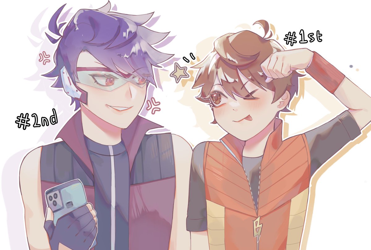 Since i didn't have anything to post.. so.. here my old art 

rival bestie! :D 
#BoBoiBoy