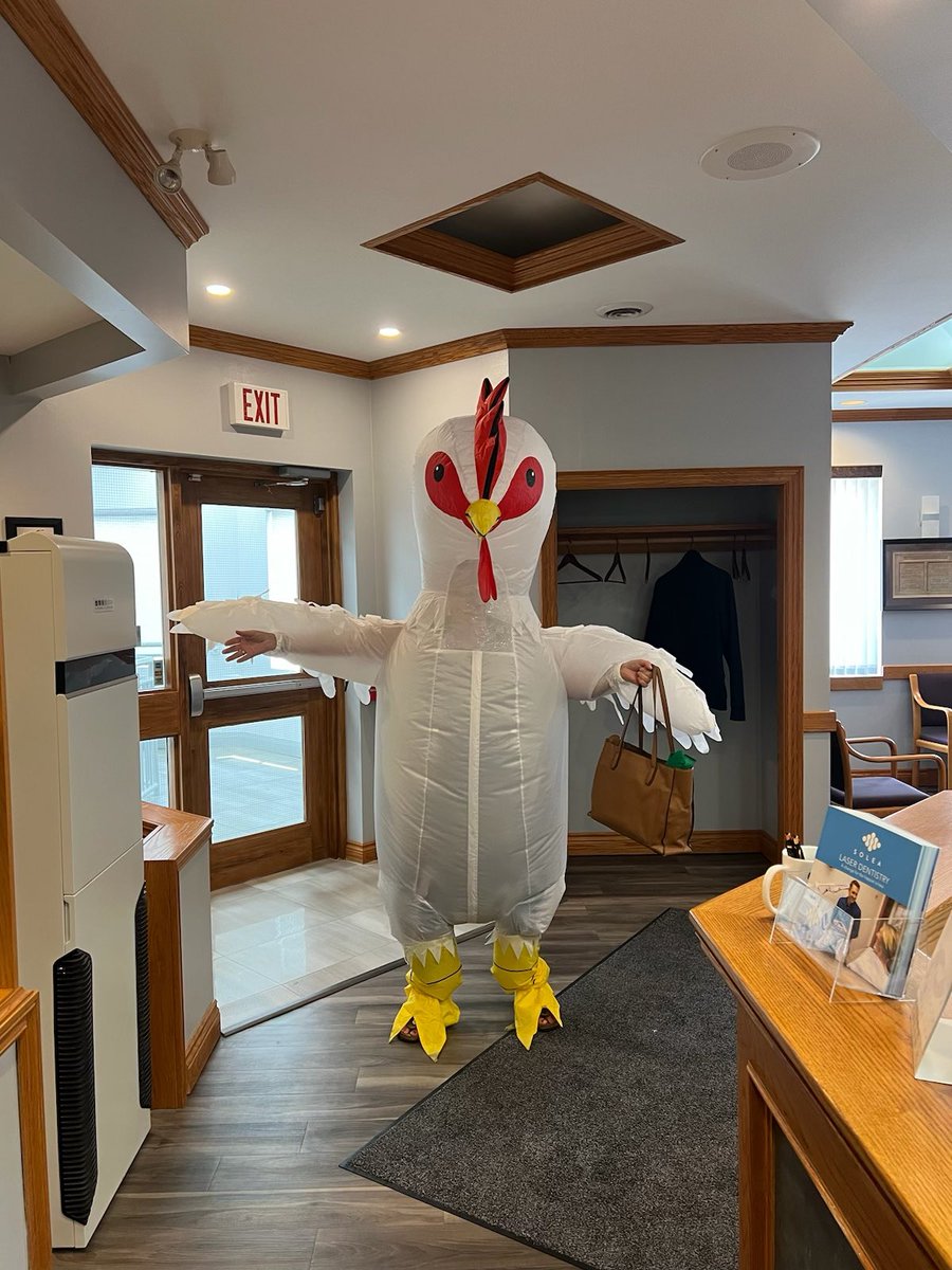 When you show up for your dental dental appointment wearing this- to surprise your friend! #friends