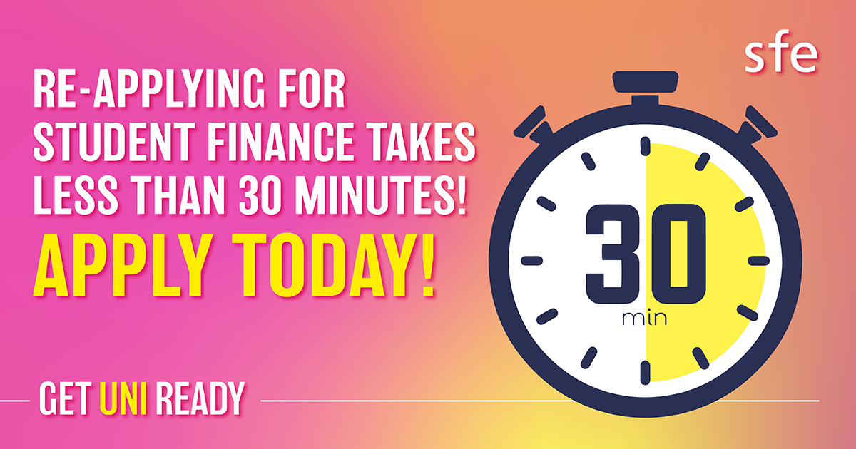 Student Finance England tweet media