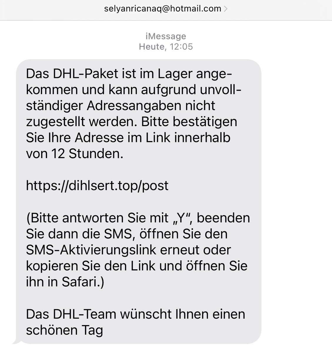 _Miuriya_'s tweet photo. @DHLPaket das wird nichts von euch sein oder? 😅 https://t.co/FbPWtWt3HA