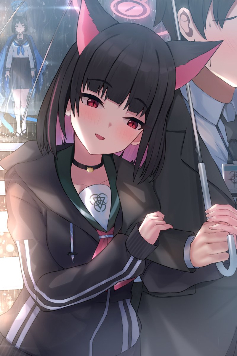 なんだか恋人同士みたいだね♡ #ブルアカ