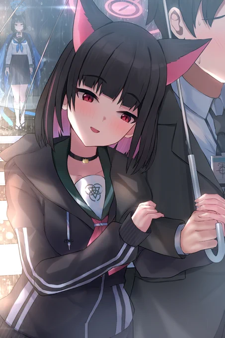 なんだか恋人同士みたいだね#ブルアカ 