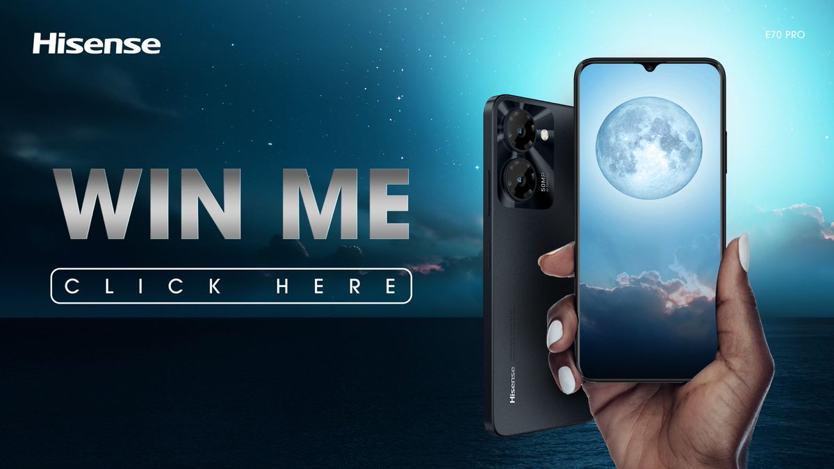 📳 Who will take home this Beauty?

How to het it? It's Simple:

3 Steps:
1) Fill in this quick form: woobox.com/37say6 📝
2) Like and Comment your thoughts on the phone📲
3) Smile because you are in the Running 😁

#HisenseSA #Quality #Technology