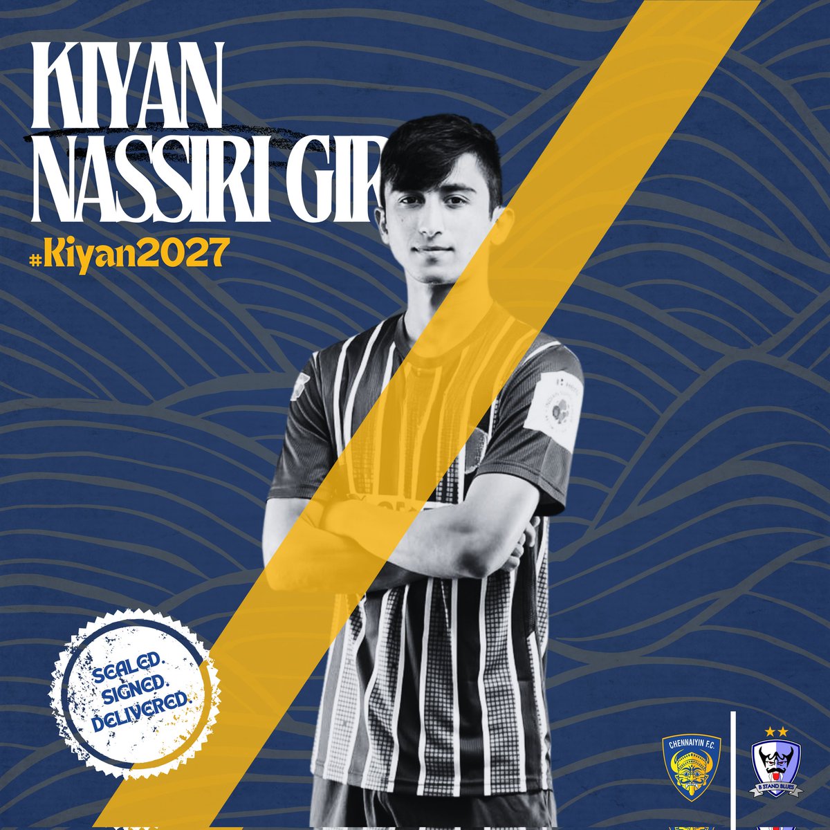 𝐀𝐑𝐑𝐈𝐕𝐀𝐋 #𝟔

Escaping the stranglehold of the talent restriction factory &amp; ready to fulfil his true potential on a long term deal – Bustling with pace, adrenaline &amp; sharp shooting skills – Kiyan Nassiri.

SIGNED. SEALED. DELIVERED.

#VanakkamKiyan #Kiyan2027 #Rebuild2024