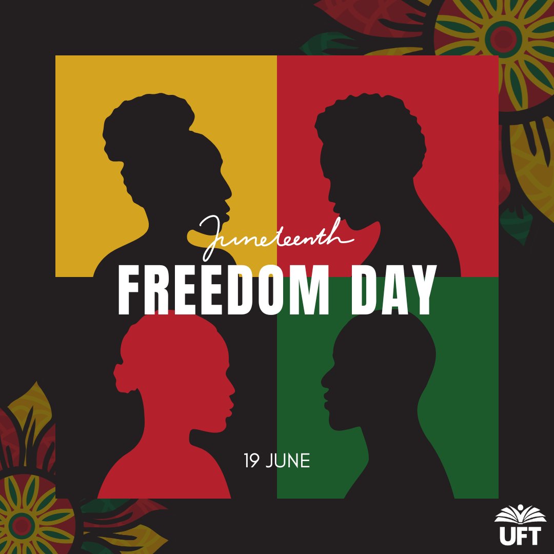 Happy Juneteenth, a celebration of Black freedom! It was on this day in 1866 that enslaved people in Texas first learned of the Emancipation Proclamation.

Check out the UFT's Juneteenth resources here: uft.org/teaching/class…