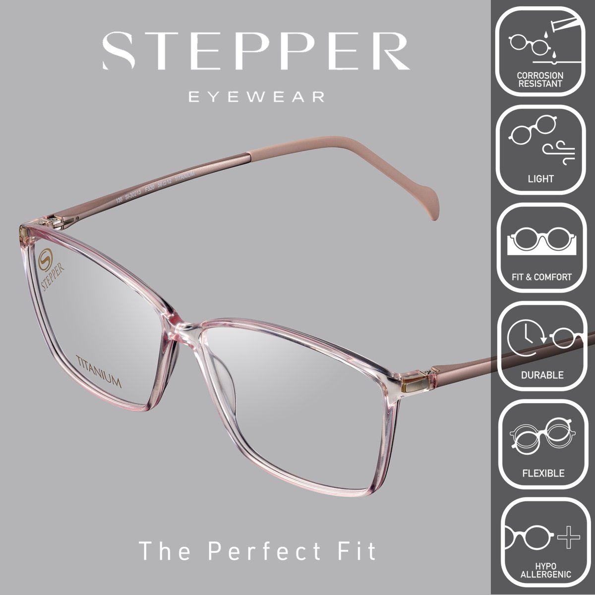 ImageWearEye's tweet photo. The Perfect Fit. 
#steppereyewear 
#titanium  
#lightweight 
#flexible
#durable
#corrosionresistant
#allergyfree
#fitandcomfort
#imagewear https://t.co/chRFjelPl2
