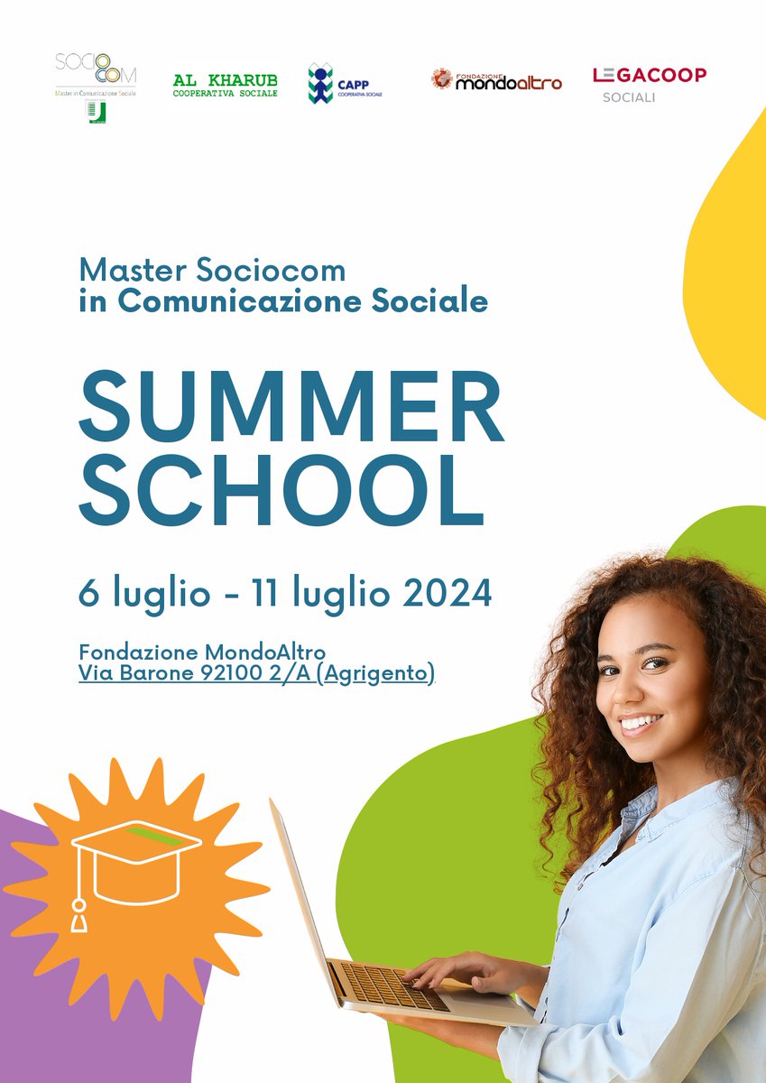 Ad #Agrigento la #SummerSchool del Master in comunicazione sociale di <a href="/unitorvergata/">Università di Roma Tor Vergata</a> di cui siamo partner. Qui tutte le info su iscrizioni e programma legacoopsociali.it/appuntamenti/a… #coopsociali #comunicazione