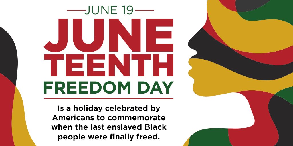 Juneteenth - an obscure holiday to many in America, but for African Americans, the word Juneteenth sparks happiness, joy, and celebration! Make sure you get out this year to enjoy the history, the food, and the lessons… of Juneteenth.

Celebrate. Educate. Empower.