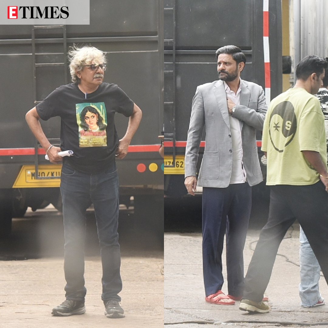 etimes's tweet photo. #ETimesExclusive
#Dharmendra, #JaideepAhlawat, and Director #SriramRaghavan captured on set for their upcoming movie 'Ikkis' in the city!
📸 Nilesh Wairkar https://t.co/ah4sC71zLO