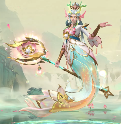 SkinSpotlights Wild Rift - Prestige Splendid Staff Nami Wild Rift