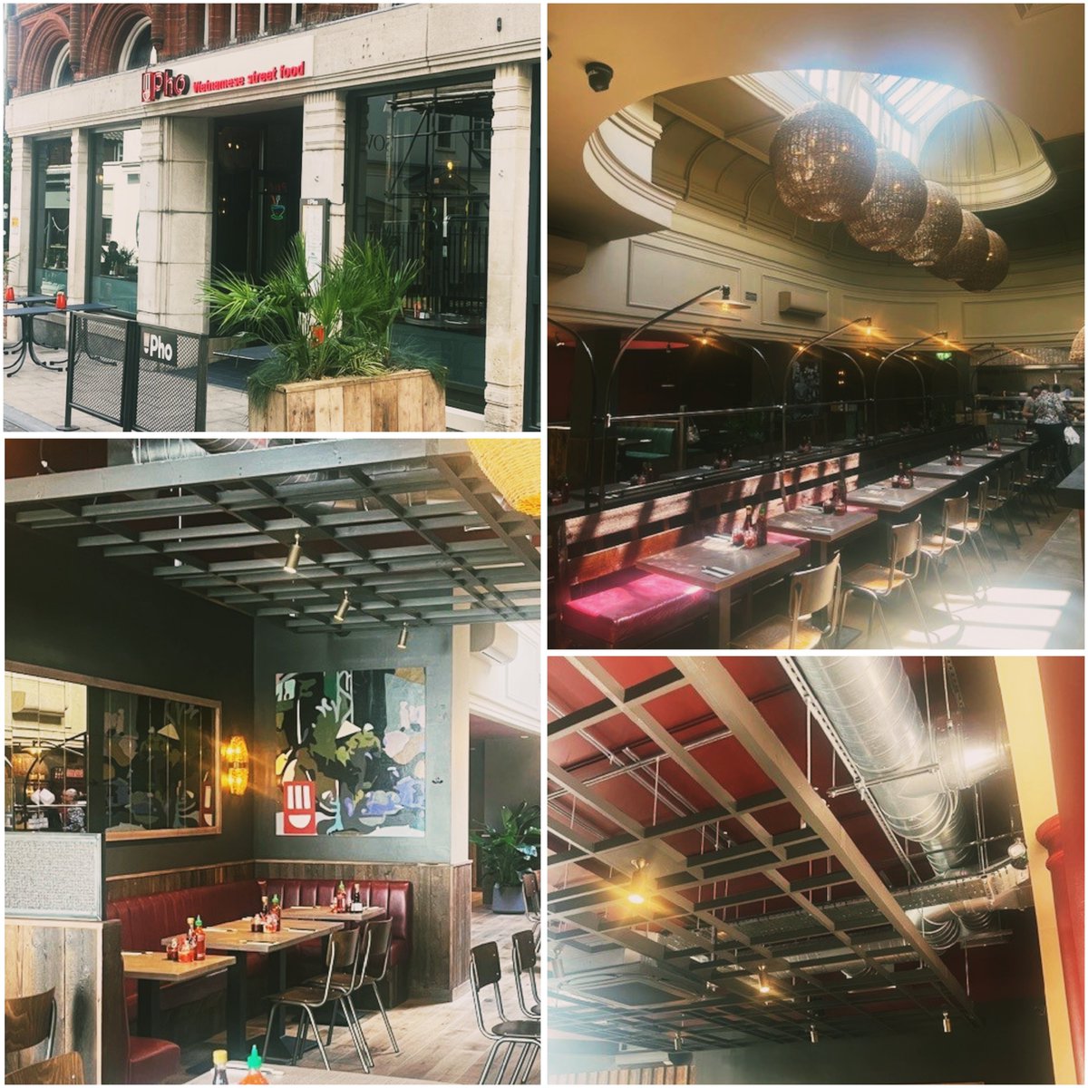 LeechGroupServ's tweet photo. We’re delighted to see the completion of our recent project for PHO – the latest restaurant being in Norwich, from the early design stage to the finishing touches we are delighted to have brought an efficient HVAC system to enhance the air quality #ventilation #HVAC https://t.co/TnB1RV8Y8s
