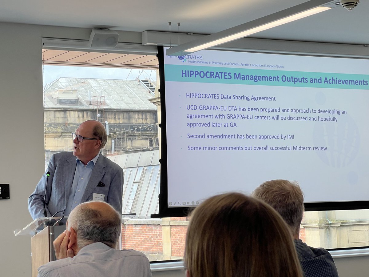 Frances Mair (@francesmair) on Twitter photo Hearing from Dr Oliver Fitzgerald on outputs and achievements from <a href="/Hippocrates_IMI/">Hippocrates-IMI</a> #research programme over last year - worth following <a href="/Hippocrates_IMI/">Hippocrates-IMI</a> if interested in #psoriasis or #psoriaticarthritis #PSA Hearing from Dr Oliver Fitzgerald on outputs and achievements from <a href="/Hippocrates_IMI/">Hippocrates-IMI</a> #research programme over last year - worth following <a href="/Hippocrates_IMI/">Hippocrates-IMI</a> if interested in #psoriasis or #psoriaticarthritis #PSA