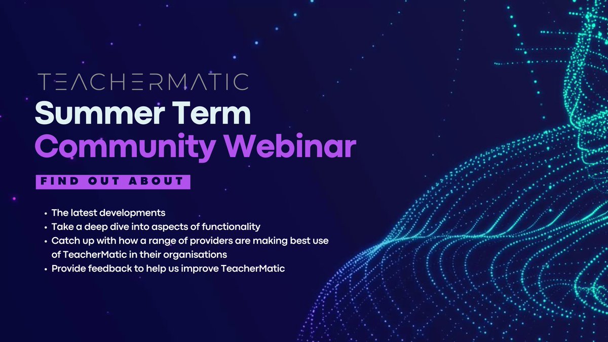 Reza Mosavian (@rezamosavian) on Twitter photo 📢 Reminder for all <a href="/teachermaticai/">TeacherMatic - The Ultimate AI Teaching Assistant</a> users! 📢
Don't forget to sign up for our Summer Term Community Webinar!
Join us on Fri, 28th June from 13:00 - 15:00 BST online
Make sure to mark your diaries and register now!
rb.gy/wqy07l
We can't wait to see you there! 🙌 📢 Reminder for all <a href="/teachermaticai/">TeacherMatic - The Ultimate AI Teaching Assistant</a> users! 📢
Don't forget to sign up for our Summer Term Community Webinar!
Join us on Fri, 28th June from 13:00 - 15:00 BST online
Make sure to mark your diaries and register now!
rb.gy/wqy07l
We can't wait to see you there! 🙌