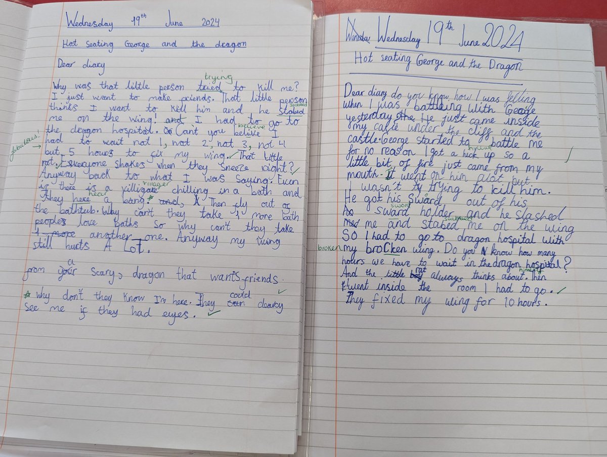 MissFitzBF's tweet photo. Some exciting writing in Damson class this morning! https://t.co/zU6gGaknMy